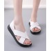 White Genuine Leather best sandals for Hiking Sandals